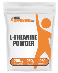 L-Theanine is an amino acid that has been shown to increase levels of GABA, a neurotransmitter that helps to regulate emotions and induce feelings of calmness.
